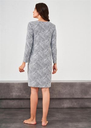 Hannah Sweatshirt Dress Grey Marl