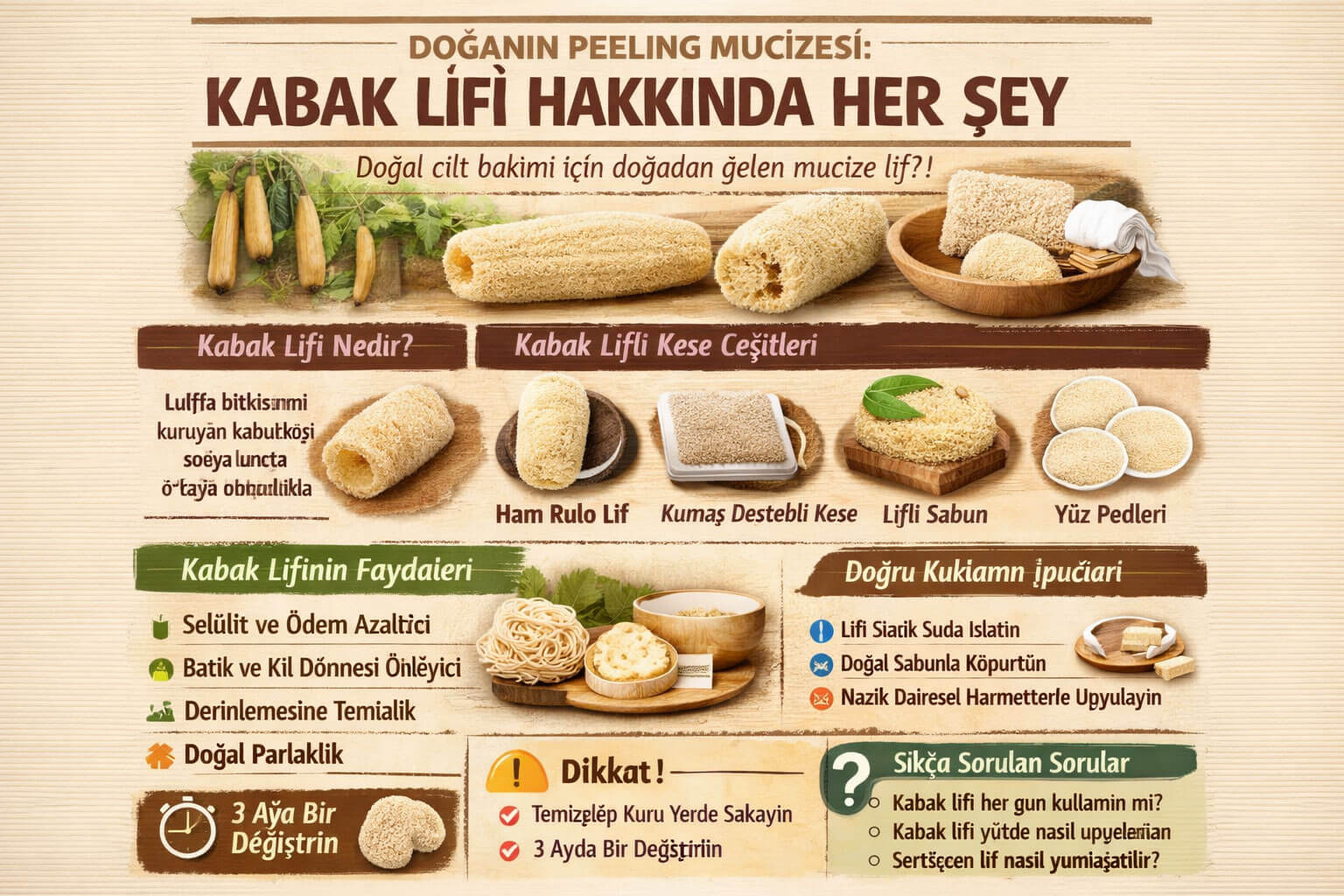 DOĞANIN PEELİNG MUCİZESİ: KABAK LİFİ HAKKINDA HER ŞEY