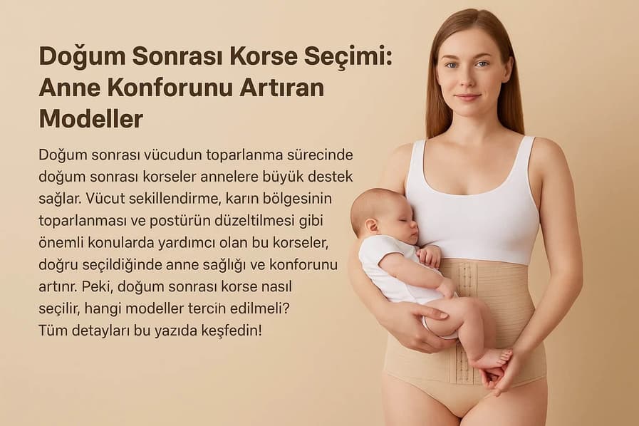 Doğum Sonrası Korse Seçimi: Anne Konforunu Artıran Modeller