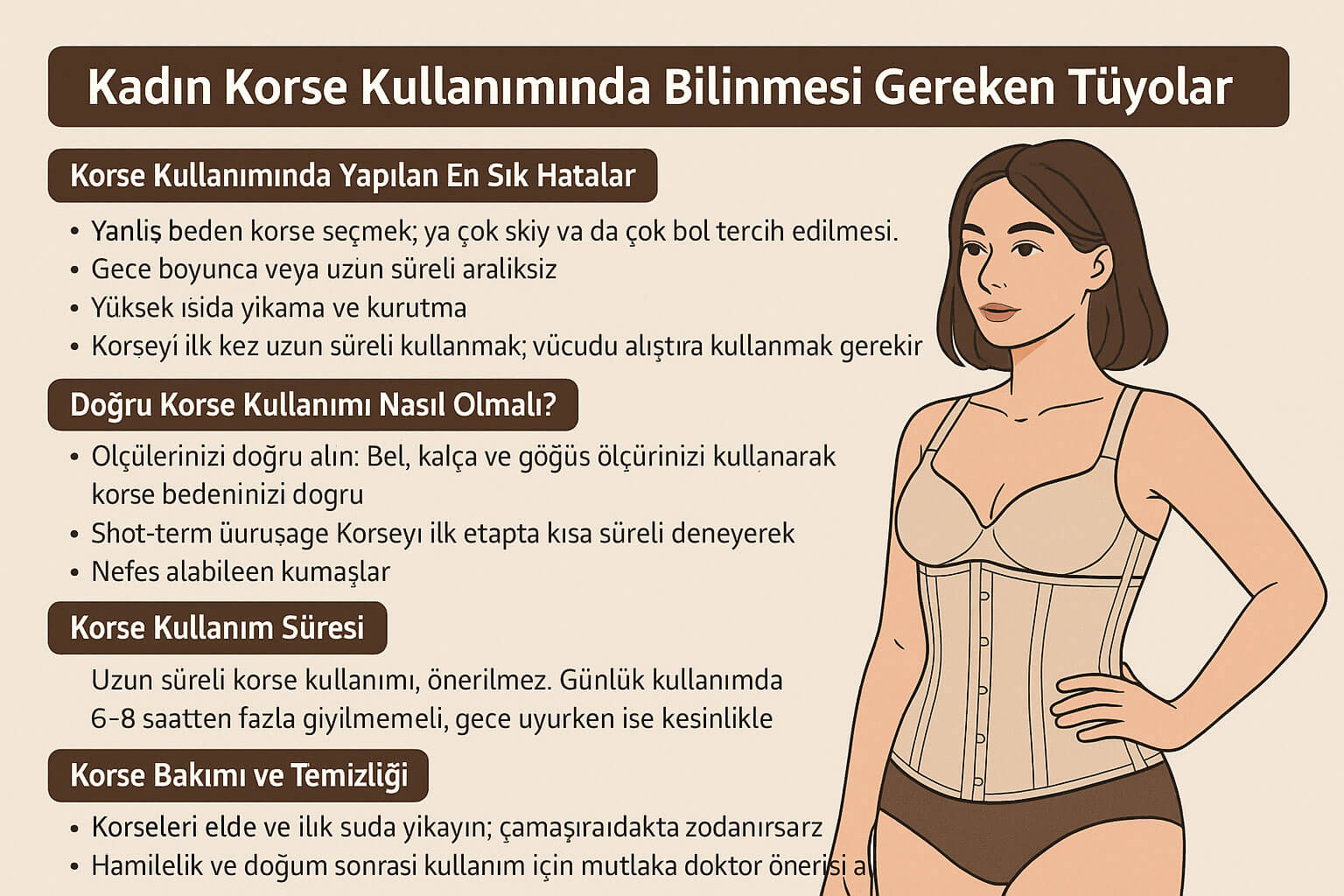 Korse Kullanımında Neye Dikkat Etmeli