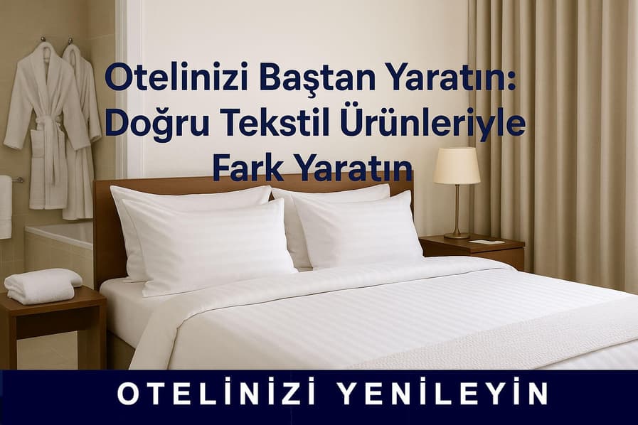 Otelinizi Baştan Yaratın: Doğru Tekstil Ürünleriyle Fark Yaratın
