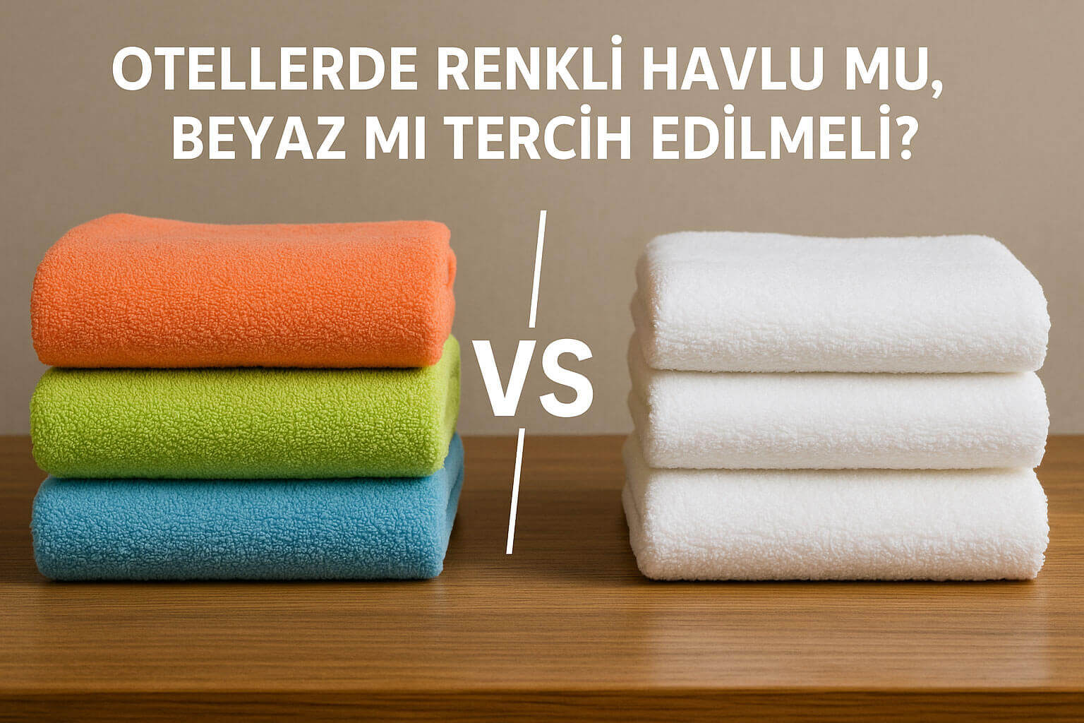 Otellerde Havlu Renk Seçimi: Beyaz mı Renkli mi?