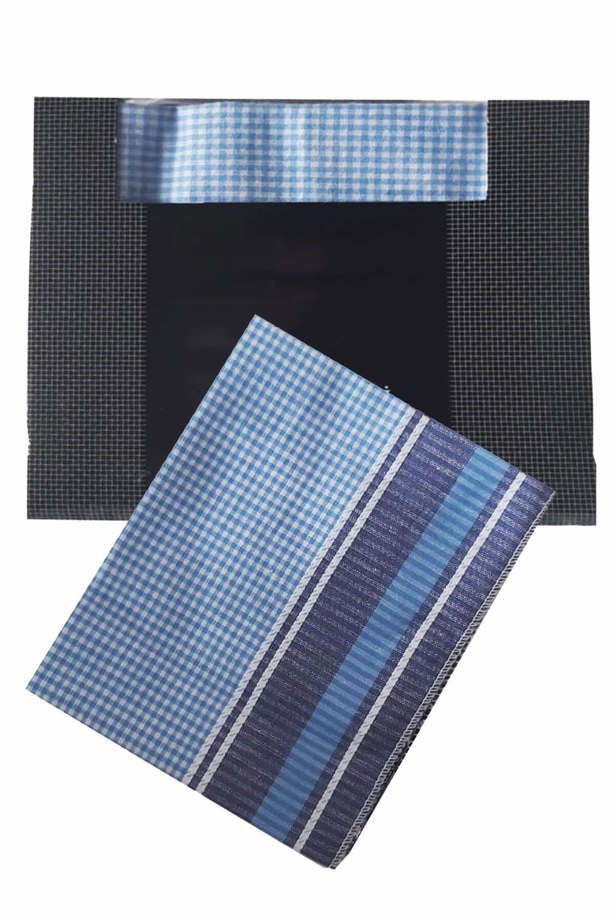 3lü Özel Paket Premium Erkek Mendil Seti  %100 Pamuk 42x42 cm