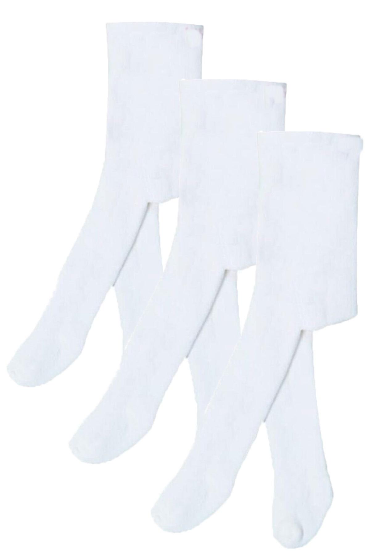 3lü Kız/Erkek Bebek Çocuk Bambu Külotlu Çorap Yumuşak Mevsimlik