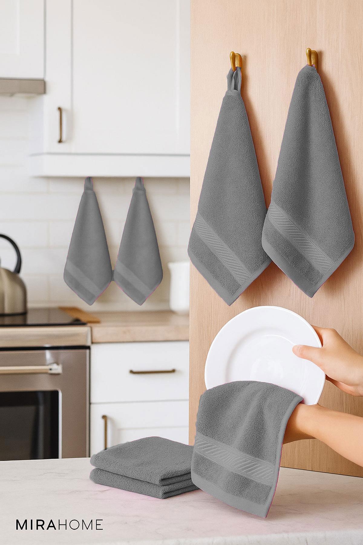 4 lü Mutfak Kurulama Havlusu Bezi 30X30 Cm