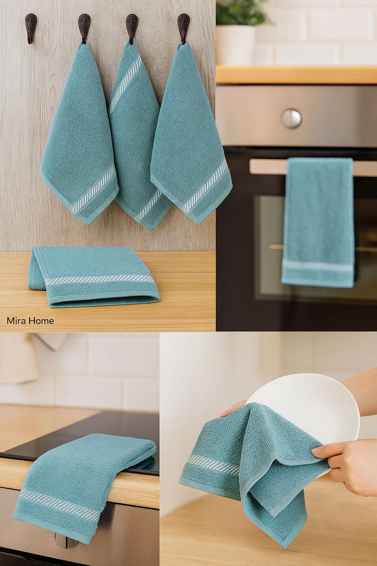 4 lü Mutfak Kurulama Havlusu Bezi 30X30 Cm