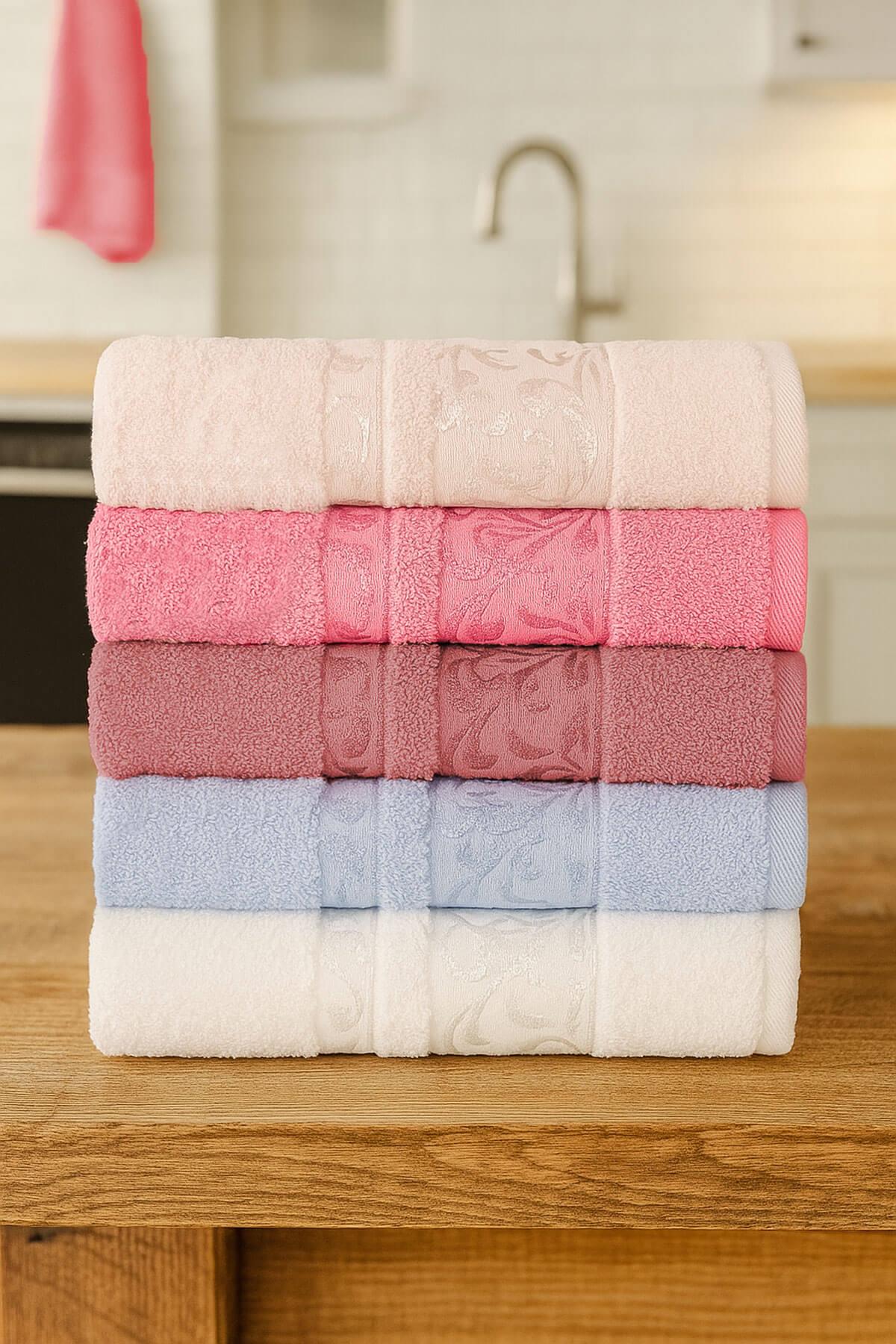 6lı Mutfak Havlusu Seti 30x50 cm %100 Pamuklu Deniz