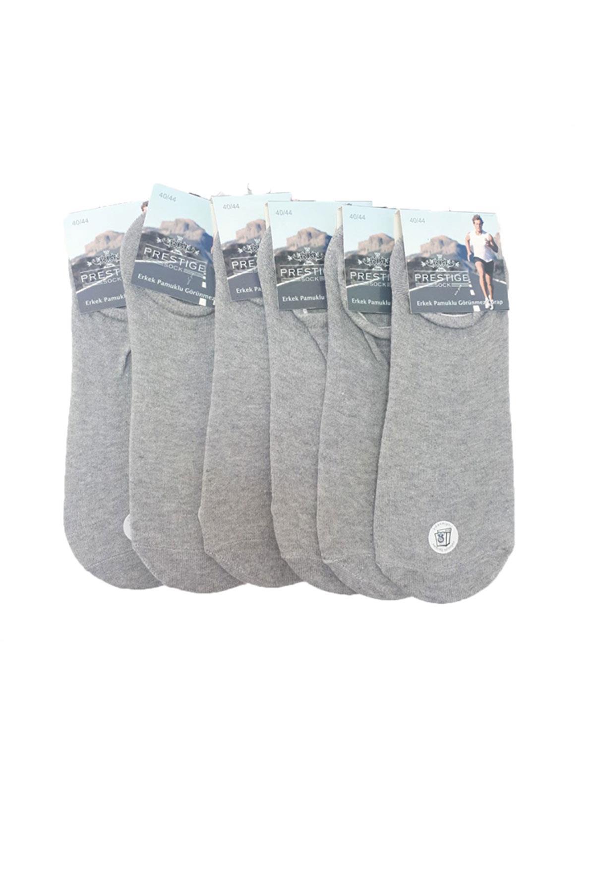 Clup Erkek Çorap Ekonomik Pamuklu Görünmez Çorap 6 Lı Paket
