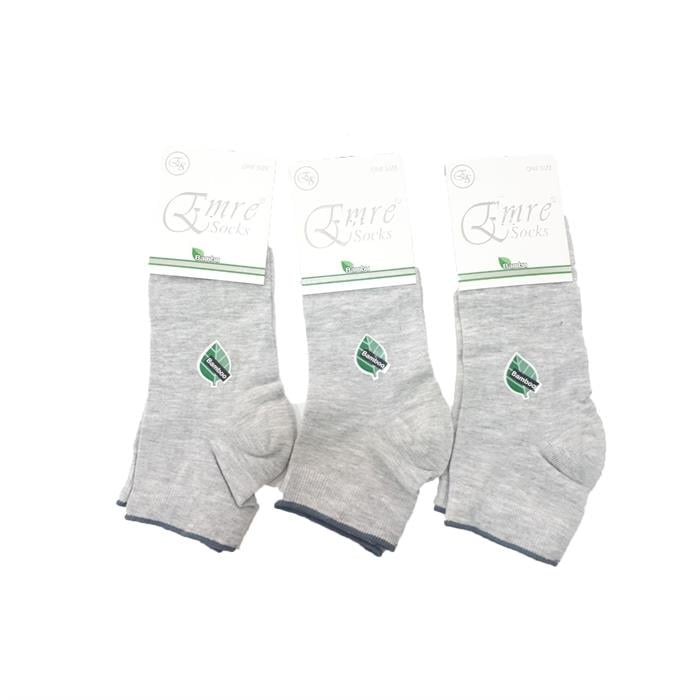 Emre Erkek Bambu Kısa Patik Çorap 6 Lı Paket