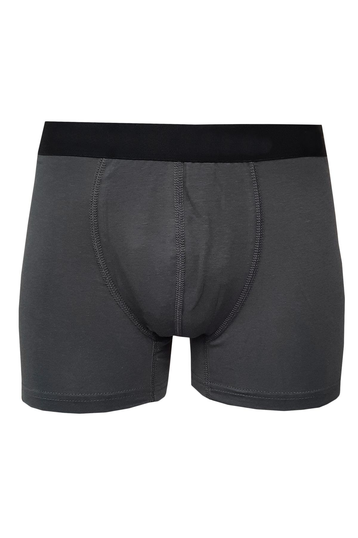 Erkek Likralı Modal Boxer Düz Pamuklu Premium Kaliteli Külot