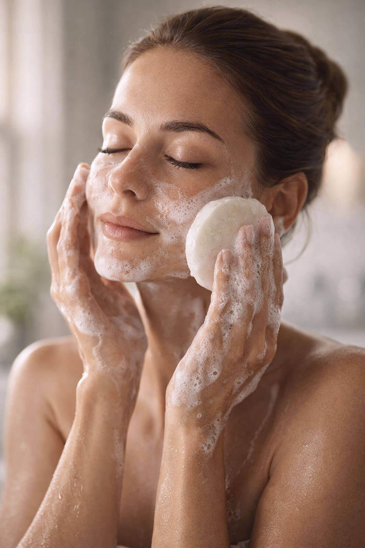 Eşek Sütlü El Yapımı Doğal Oval Sabun - 100 gr