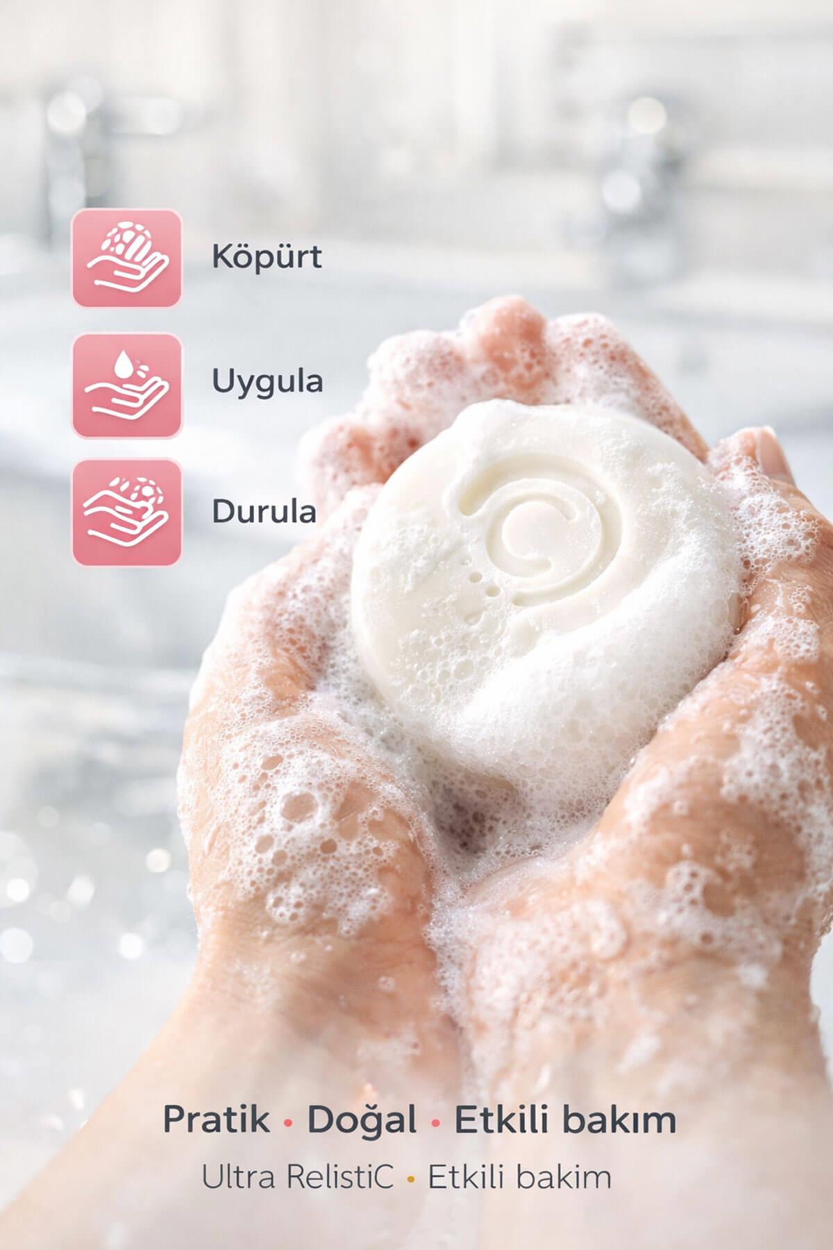 Eşek Sütlü El Yapımı Doğal Oval Sabun - 100 gr