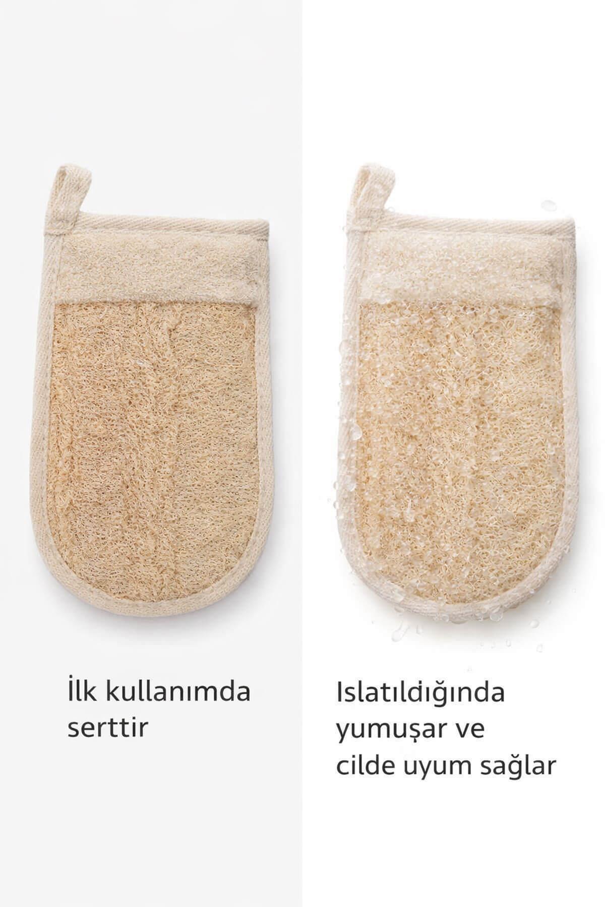 Kabak Lifli Eldiven Battal Vücut Kesesi