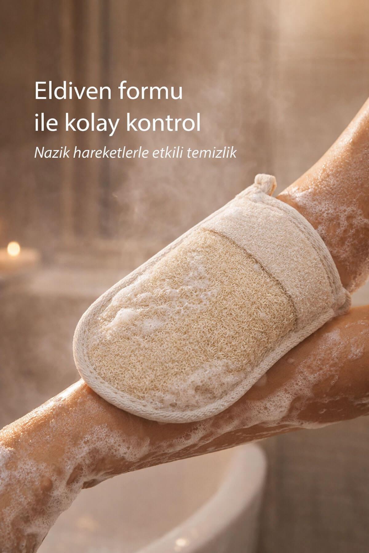 Kabak Lifli Eldiven Battal Vücut Kesesi