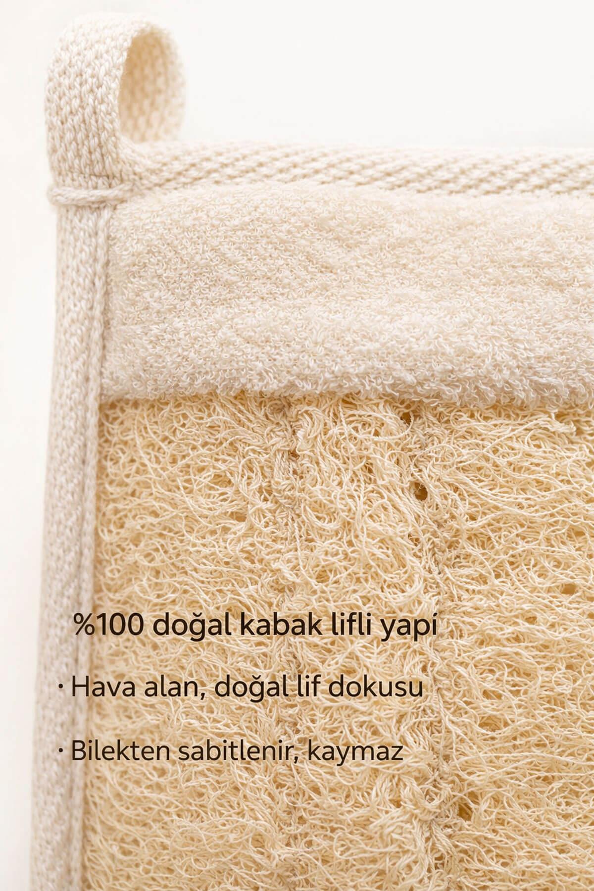 Kabak Lifli Eldiven Battal Vücut Kesesi