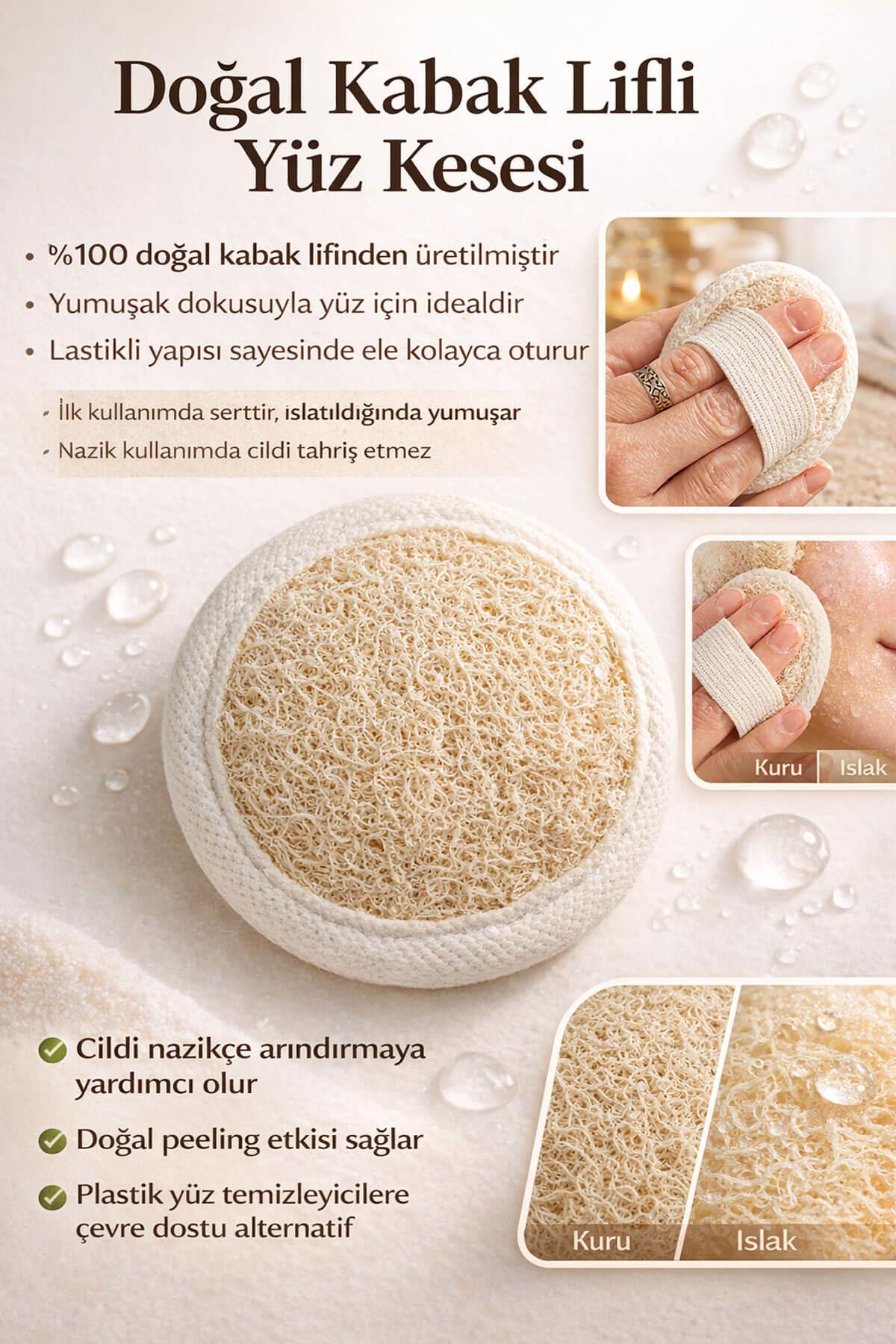 Kabak Lifli Lastikli Yüz Peeling Diski