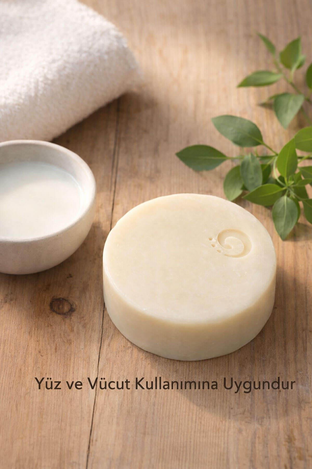 Keçi Sütlü El Yapımı Doğal Oval Sabun - 100 gr