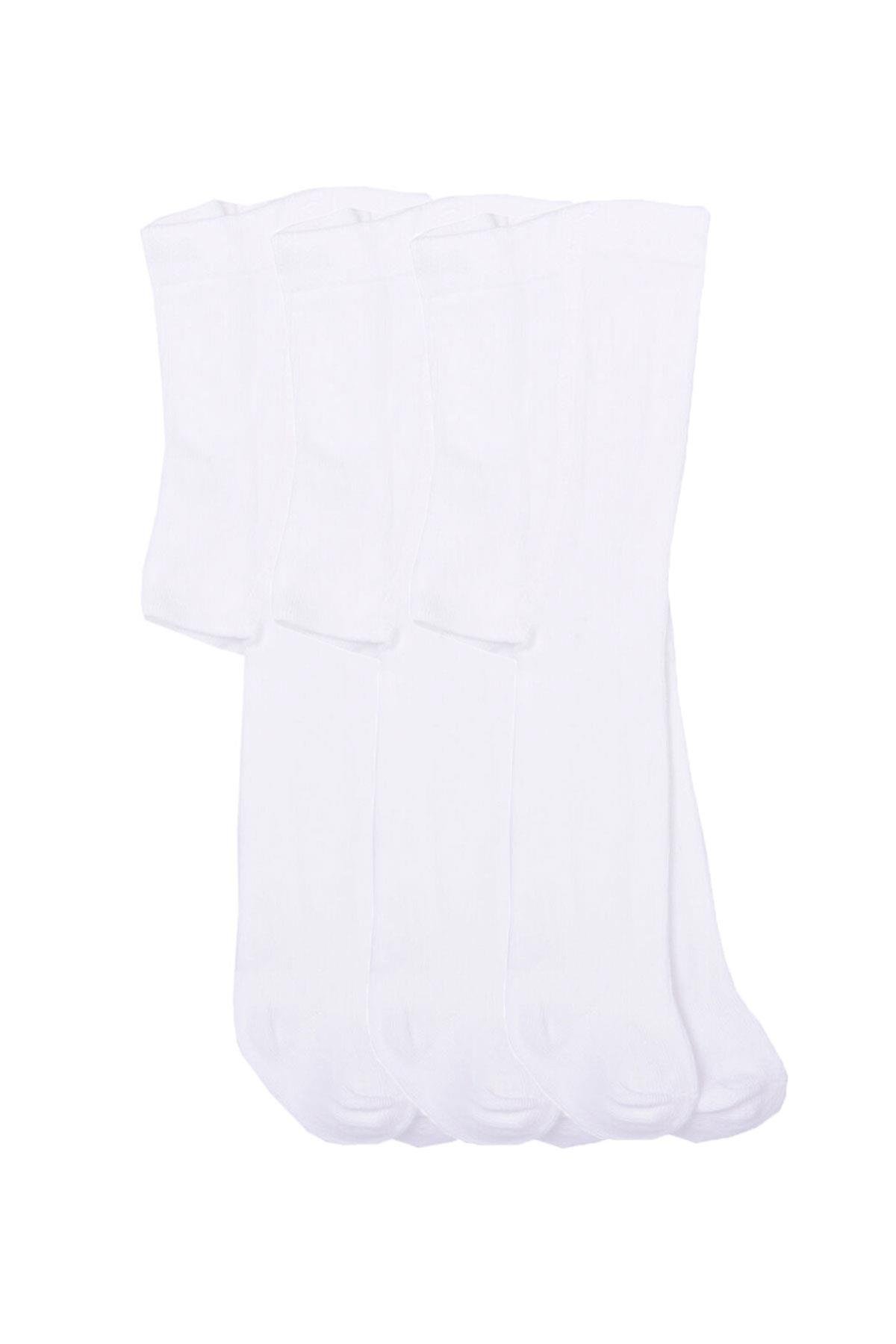 Kız/Erkek Bebek Çocuk Külotlu Çorap Pamuk Çorap 3 lü Paket