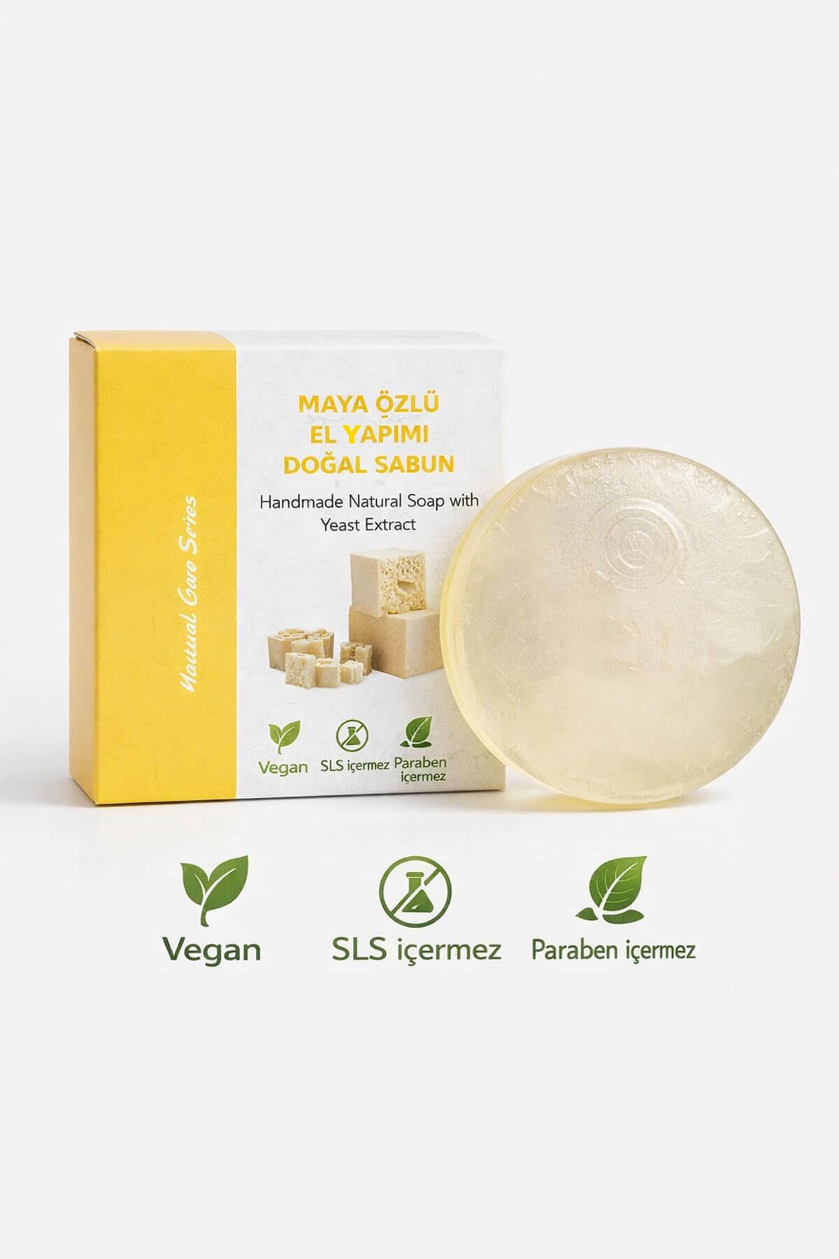 Maya Özlü El Yapımı Doğal Oval Sabun - 100 gr