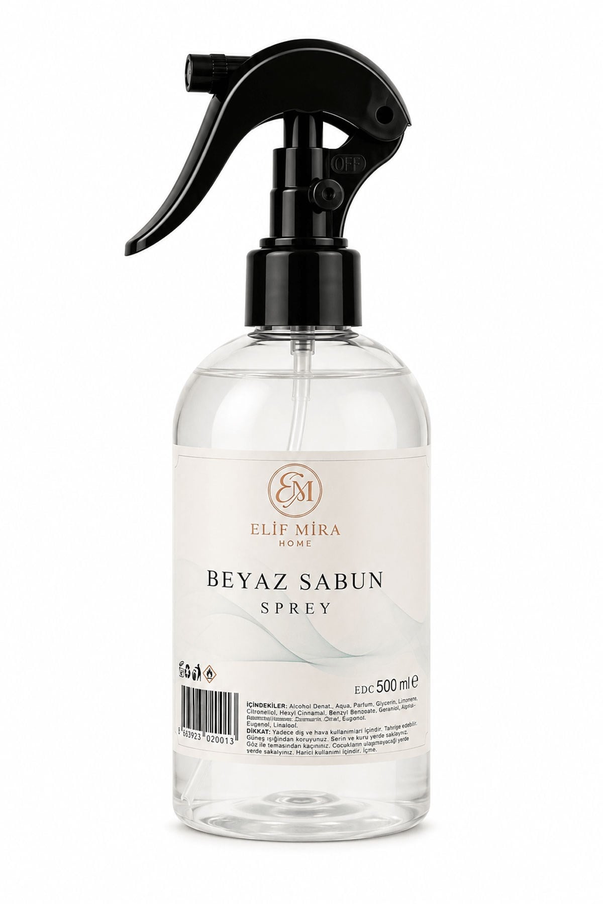 Oda Kokusu Sprey Beyaz Sabun Kalıcı Oda Parfümü 500 ml