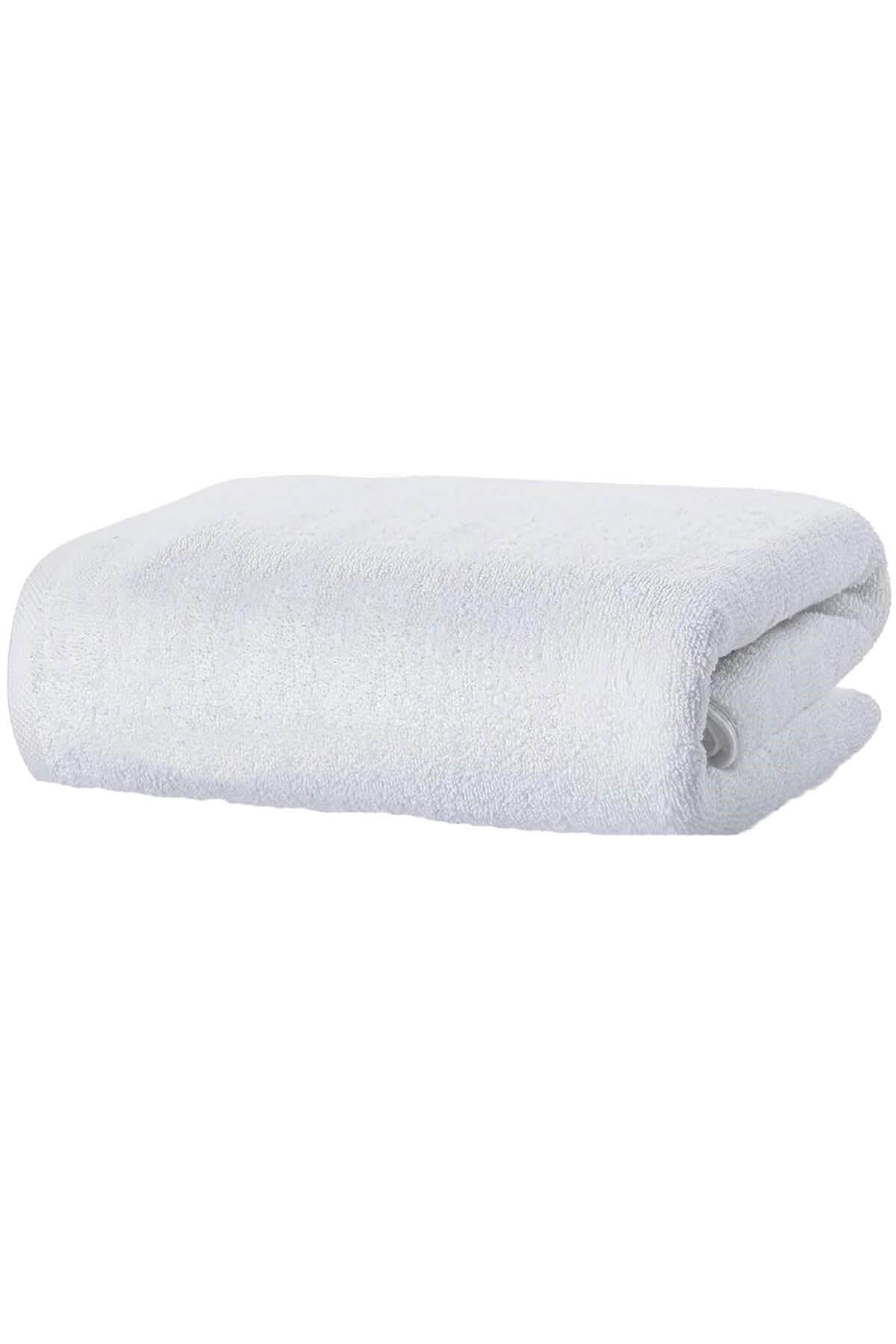 Otel Banyo Havlusu %100 Pamuklu 70X150 Cm Beyaz 20/2 Ring 600 Gr