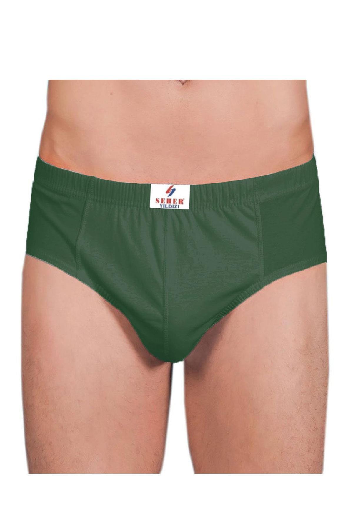 Seher Yıldızı Erkek Slip Külot Pamuklu Renkli 6 Lı Paket