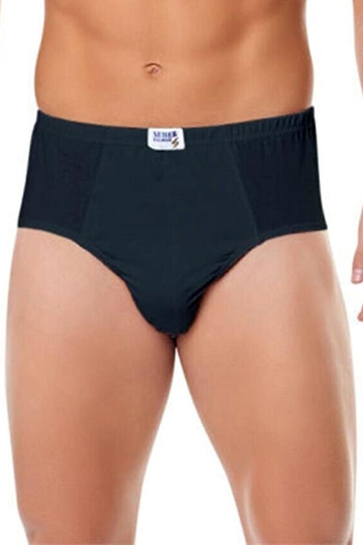 Seher Yıldızı Erkek Slip Külot Pamuklu Renkli 6 Lı Paket