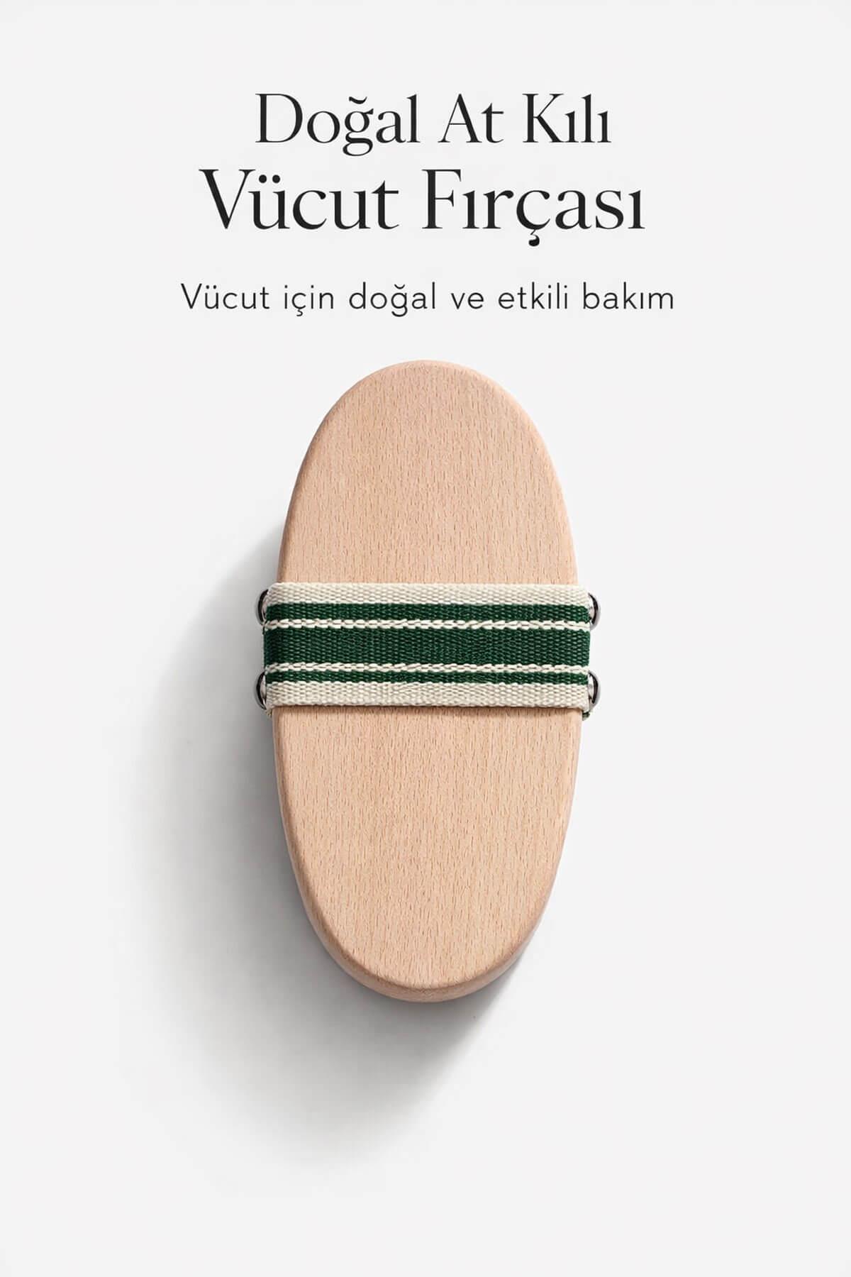 Selülit Karşıtı Doğal At Kılı Fırça