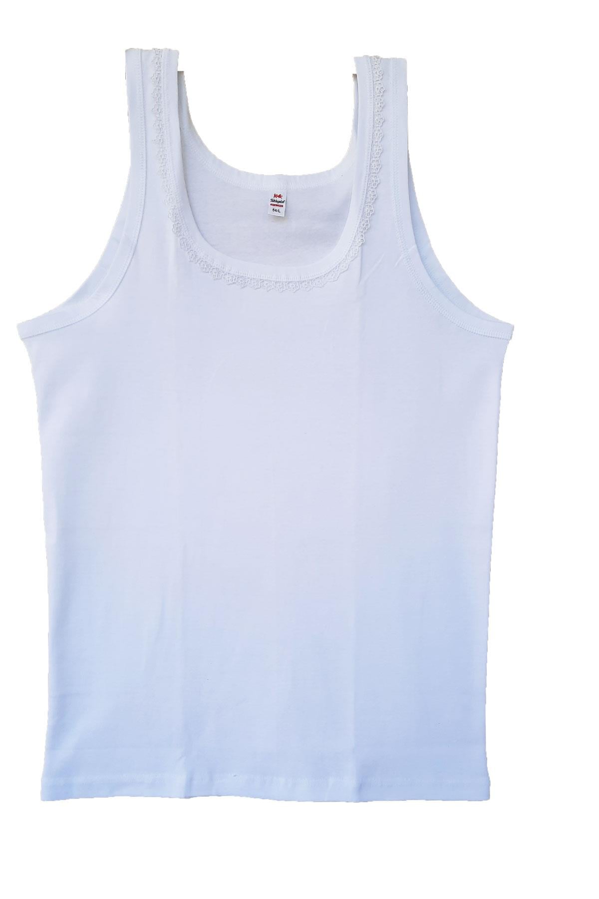 Tekkaplan İç Giyim Geniş Askılı Anne Atleti Kadın Atlet