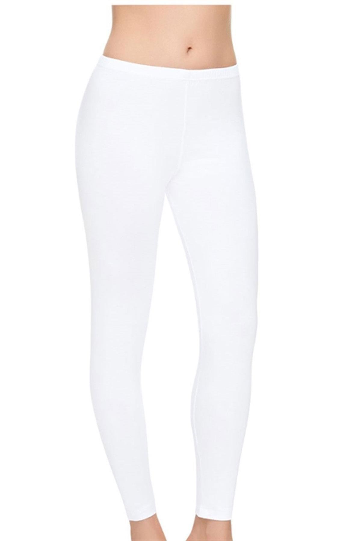 Tutku Elit 2101 Modal Elastan Uzun Düz Bayan Tayt