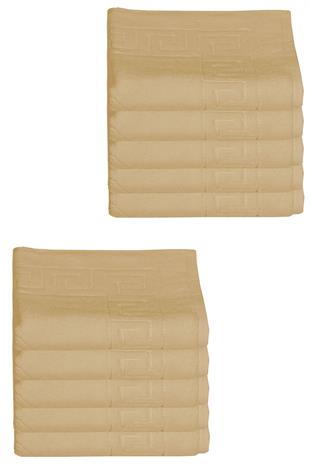 10 lu Otel Ayak Havlusu Bukle Ayak İzli 50x70 Cm Renkli 16/2 Avs 250 Gr