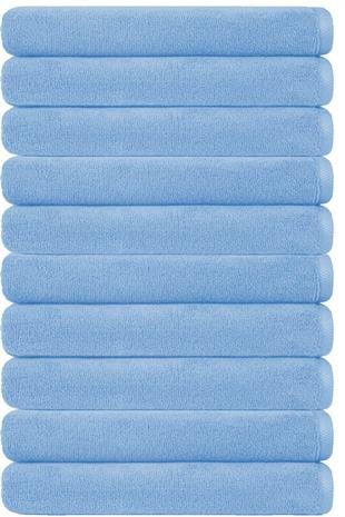 10 lu Otel Banyo Havlusu Pamuklu 90X150 Cm Renkli 16/1 Avs 580 Gr