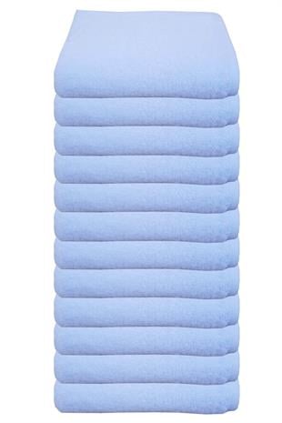 12 li Otel Tipi El Yüz Havlusu 100 Pamuklu Beyaz 50x90 cm