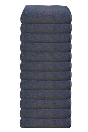 12li Paket Mikrofiber Boya Tutmayan Kuaför Saç Havlusu 50x90 Cm