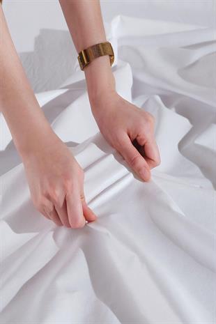 150x200 Çift Kişilik Alez  4 Köşe Lastikli Pamuklu Yatak Koruyucu