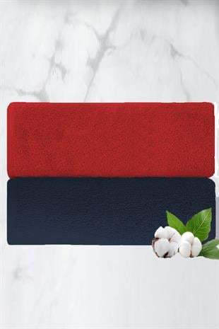 2 li Lüks El Yüz Havlu Seti 50x90 Cm %100 Pamuklu Gramajlı Sija
