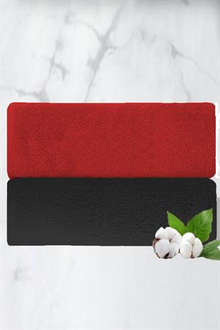 2 li Lüks El Yüz Havlu Seti 50x90 Cm %100 Pamuklu Gramajlı Sija