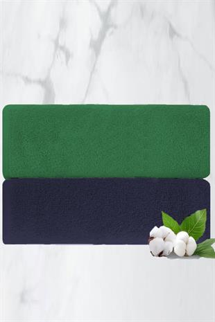 2 li Lüks El Yüz Havlu Seti 50x90 Cm %100 Pamuklu Gramajlı Sija