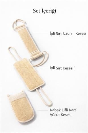 3lü Sırt Bakım Seti Batık & Akne Karşıtı Arındırıcı Kese Paketİ