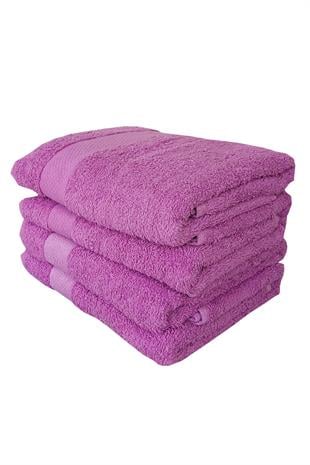 4 lü El Yüz Havlu Seti %100 Pamuklu 50X90 Cm Simple Time  |Havlu Takımı