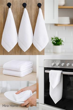 4 lü Mutfak Kurulama Havlusu Bezi 30X30 Cm