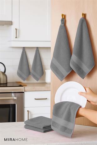 4 lü Mutfak Kurulama Havlusu Bezi 30X30 Cm