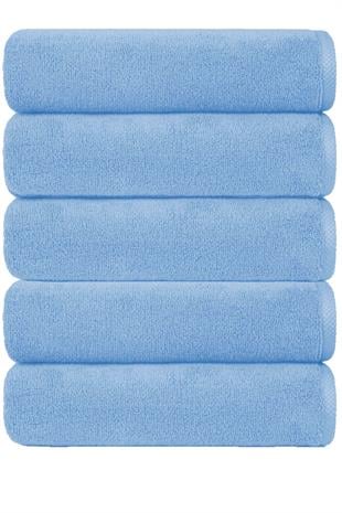 5 li Otel Banyo Havlusu Pamuklu 70X145 Cm Renkli 16/1 Avs 440 Gr