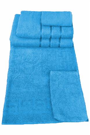 5 Parça Banyo Havlusu Seti 100 Pamuklu Hamam Duş Havlu Takımı