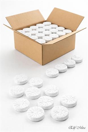 500 Adet 15 gr Mini Otel Sabunu  Pile Sargılı Buklet Yuvarlak Misafir Sabunu