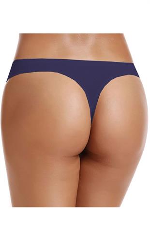 5li Kadın İz Yapmaz Micro Tanga Lazer Kesim String
