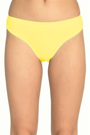 5li Kadın Penye Bikini Külot Rengarenk Pamuklu 