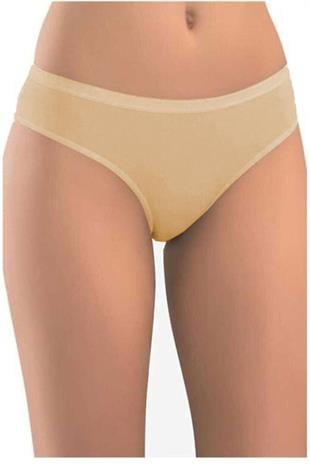 5li Kadın Yüksek Bel Bikini Külot Yarım Bato İz Yapmaz İç Çamaşır