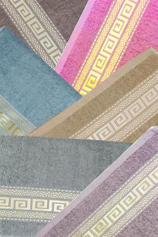 6 lı El Yüz Havlu Seti Heleni %100 Pamuk 50x90 Cm