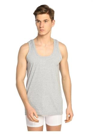 6 lı Seher Erkek Penye Askılı Renkli Atlet Haki Mavi Gri Siyah 41399